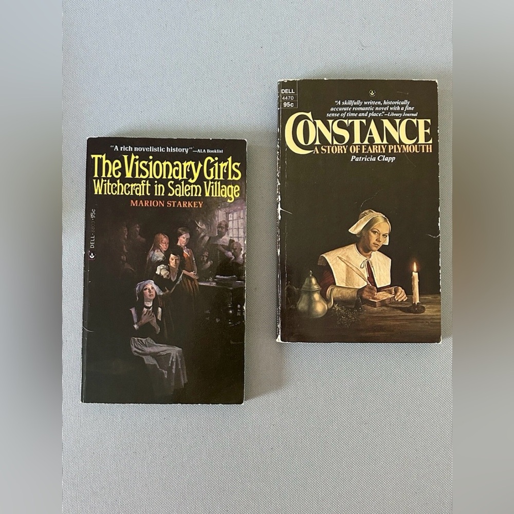 Vintage 1975 Dell Paperback Books Visionary Girls Constance Set Of 2